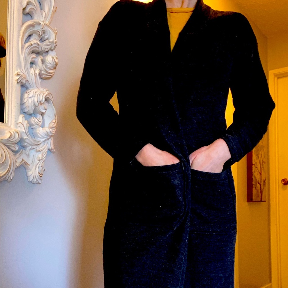 The coziest long sweater